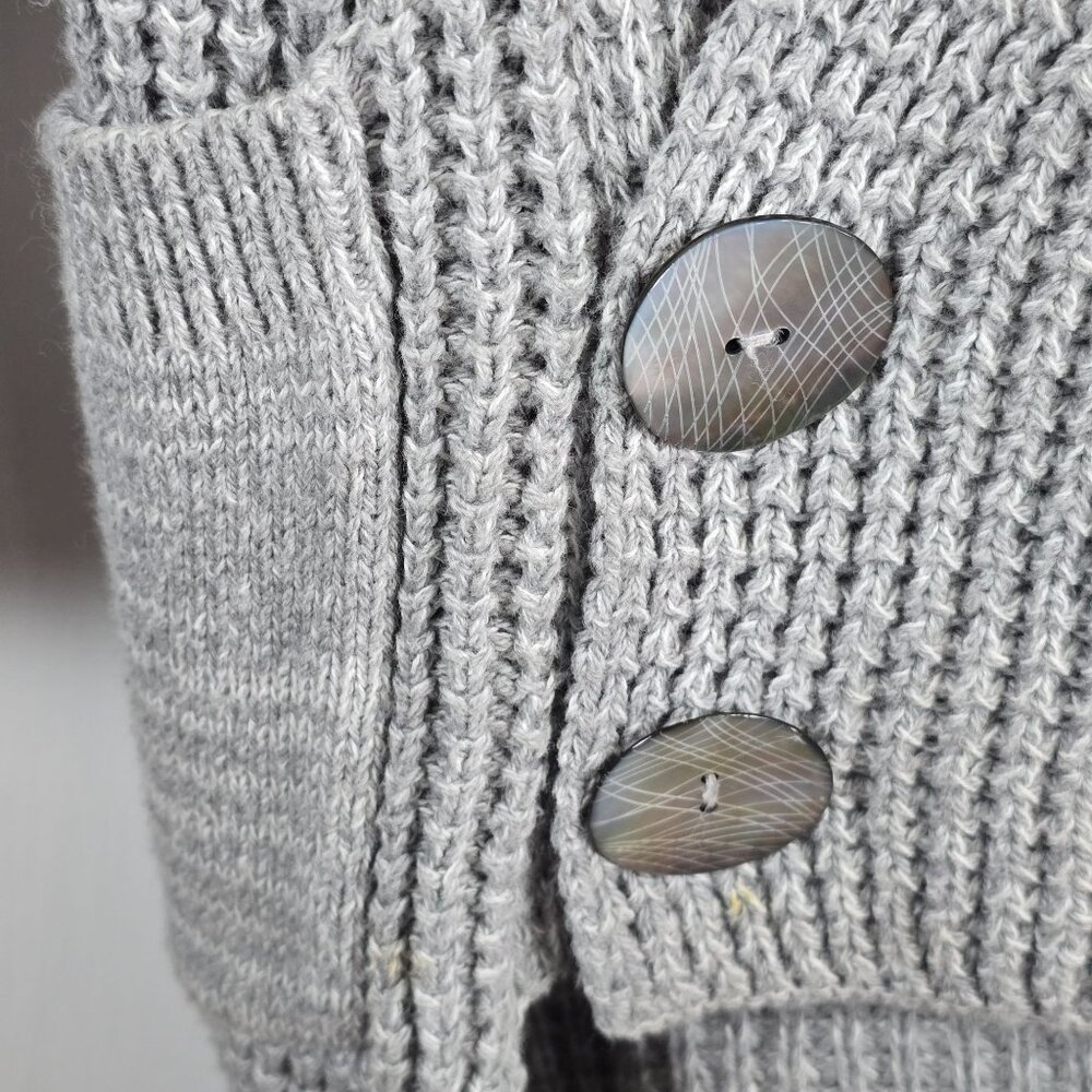 Soft Surroundings Townsend Cardigan Gray Sweater, M - Picture 5 of 8